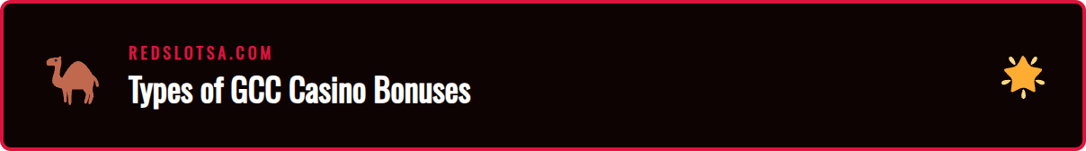 An infographic showing different types of online casino bonuses like welcome offers, free spins, and cashback available to players in Saudi Arabia.