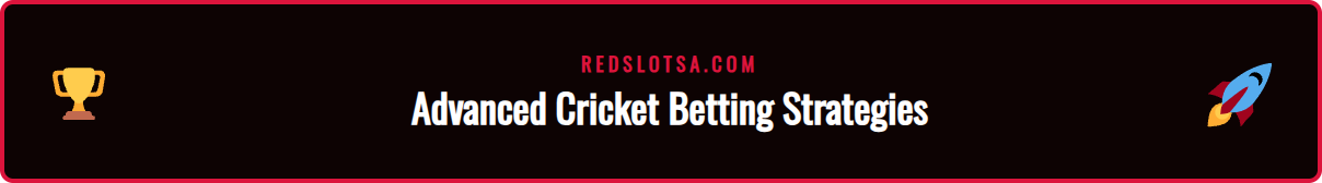 An infographic showing advanced tips for T20 betting on Redslot for KSA users.