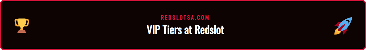 An infographic displaying the different VIP levels at Redslot and their corresponding cashback percentages for players in Saudi Arabia.
